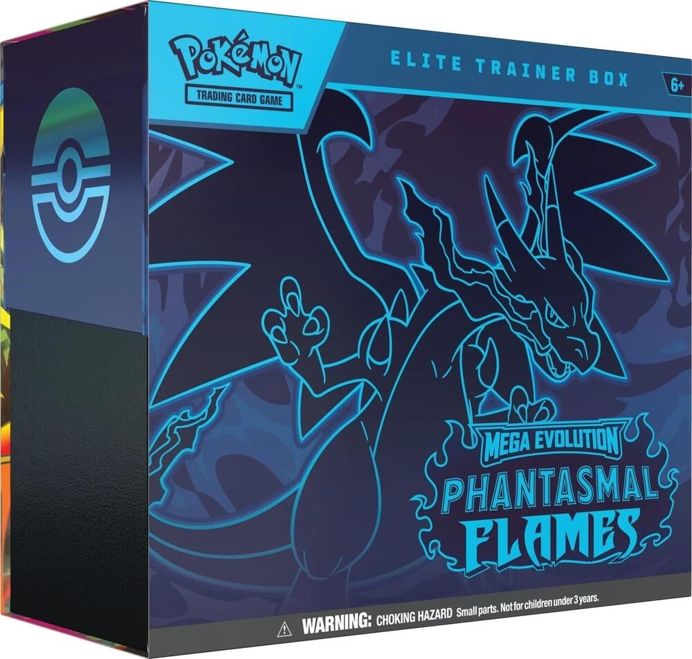 pokemon card etb TCG: Phantasmal Flames Elite Trainer Box flip die Pokemon TCG Scarlet & Violet