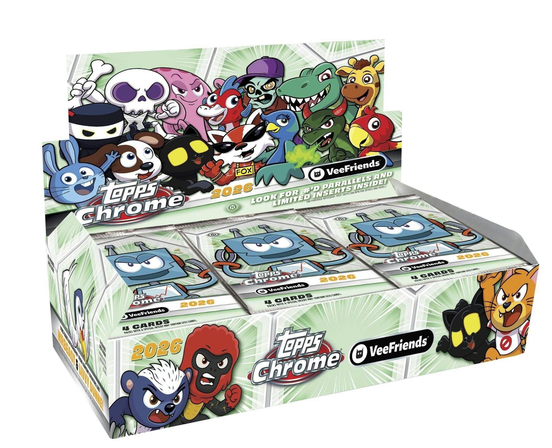 2026 Topps VeeFriends Chrome Hobby Box | Elite Collectibles