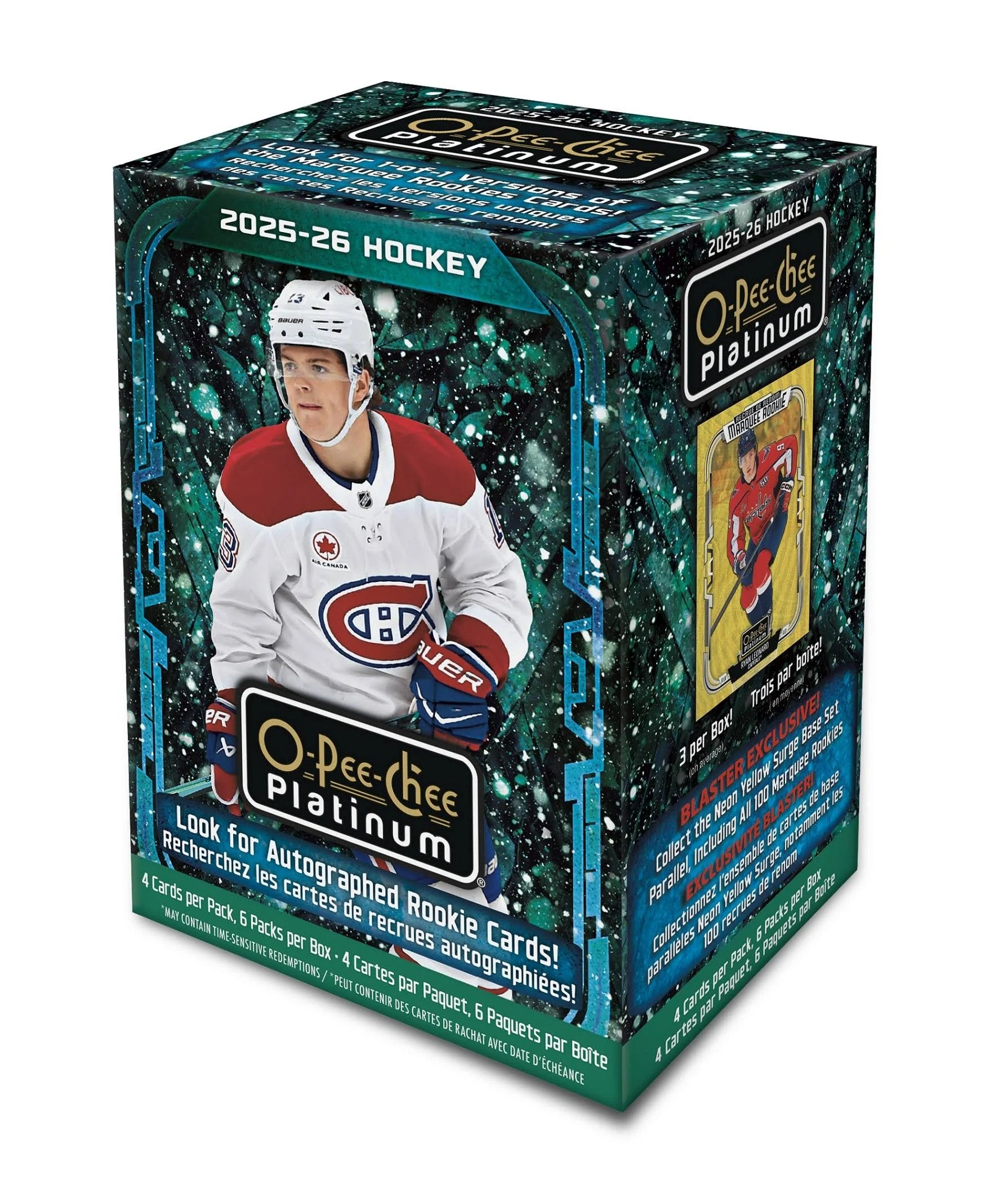 UPPERDECK トレーディングカード　53/100 2025-26 Upper Deck O-Pee-Chee Platinum Hockey Blaster Box | Elite