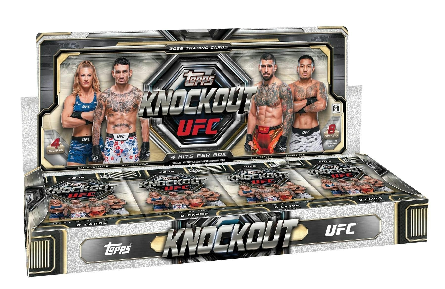 ufc booster box 2025 Topps Stadium Club UFC Blaster Box
